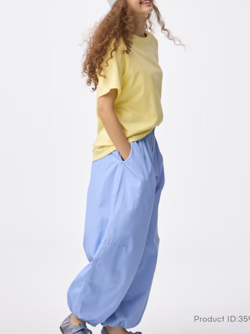 GU blue balloon pants